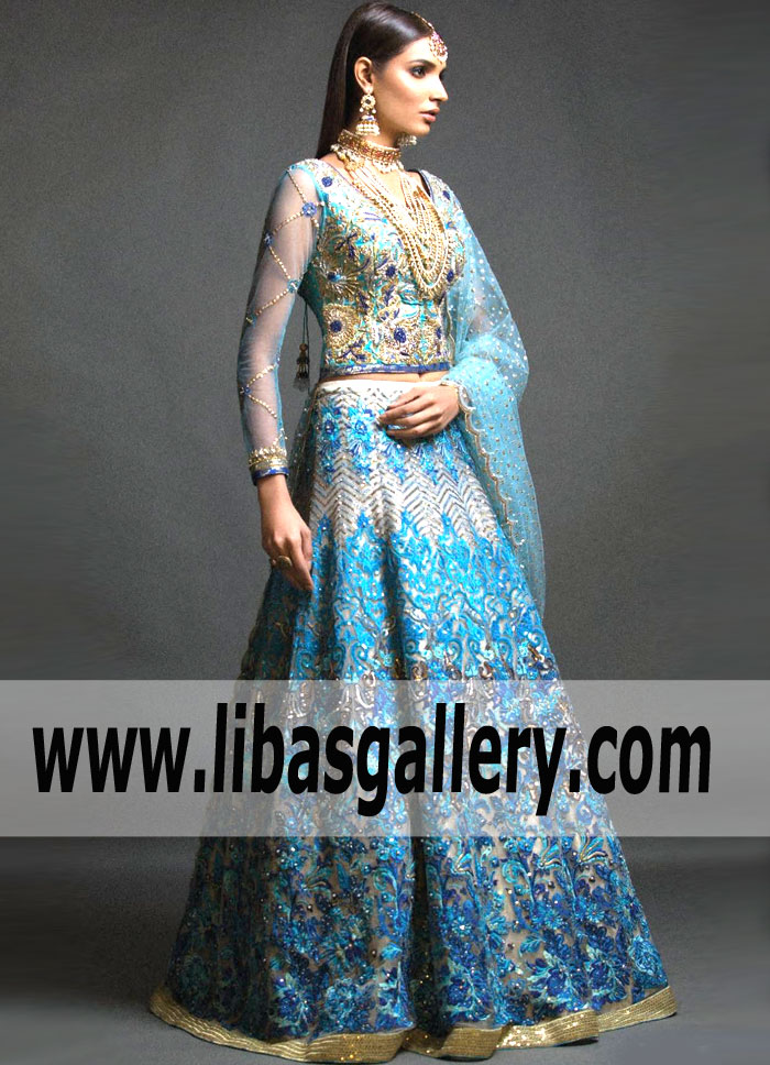 Nomi Ansari Bridal Dress | Pakistani Weddings | Bridal Lehenga - UK, USA, Canada